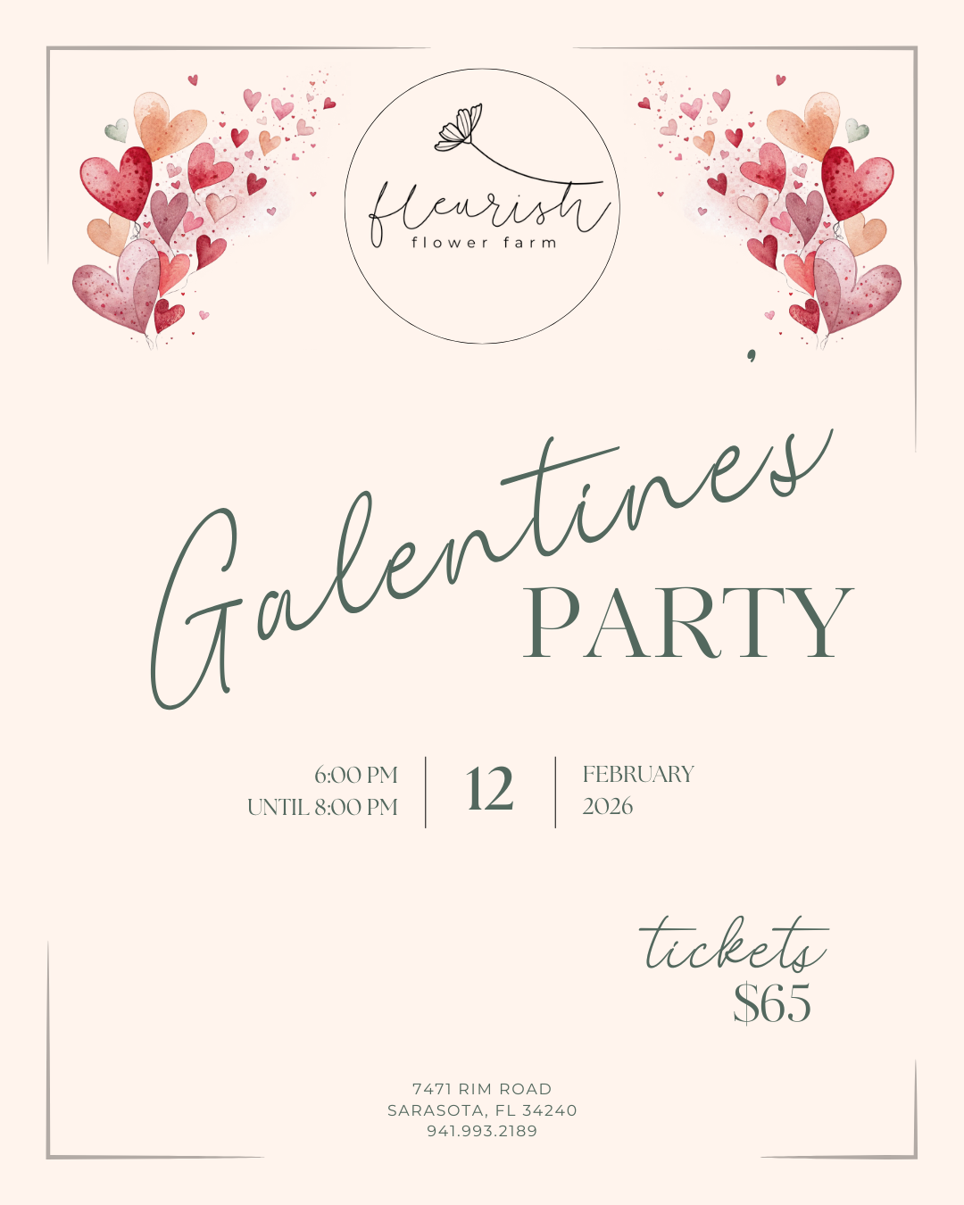 Galentine's Party Ticket